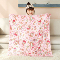 Cartoon Melody Coral Velvet Blanket Sheet Mattress Office Nap Single Warm Flannel Blanket