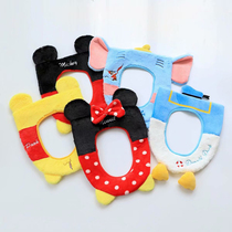 Cute cartoon toilet cushion plush winter household toilet toilet toilet plaster paste autumn and winter Four Seasons Universal