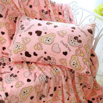 Cute cartoon summer air conditioning blanket coral fleece blanket flannel blanket sheets single double cover blanket