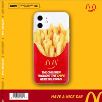 LIVECASE fries transparent Apple 12 mobile phone shell applicable IPhone13Pro Max 11 all-packets ins soft R