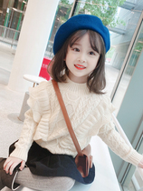 South Korean female baby sweaters 2021 childrens clothing online red children princess trekage hooded sweatshirt children foreign air wire clothes spring autumn