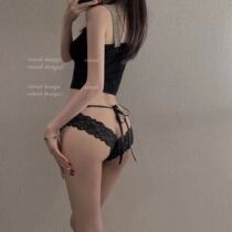 Outleys pure - lean lace sexy ladys underwear female tie - up with low waist - pure cotton crotch triangles