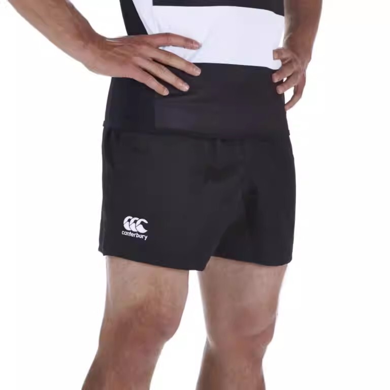 Classic Men's Thickened Polyester Quick-Drying Loose Rugby Sports Competition Shorts Professional
