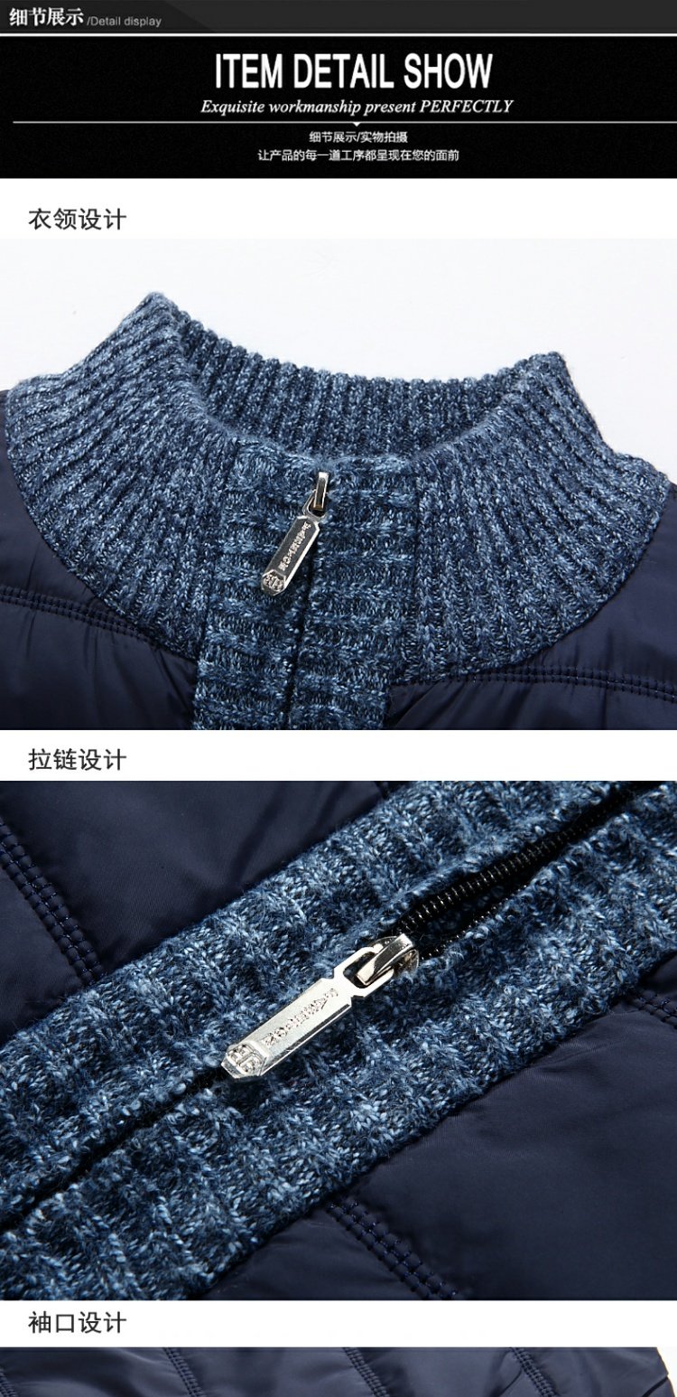 Long Hao Jeep thậm chí vest nam mùa thu và mùa đông cha cộng với áo nhung cotton dày bên ngoài vest vest cũ áo ba lỗ tanktop nam