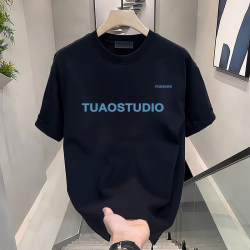 Overseas Orders Last Stock ~ Cut Label Withdraws Export 100% Cotton Short-Sleeved T-Shirts for Men and Women, Loose and Versatile Tops