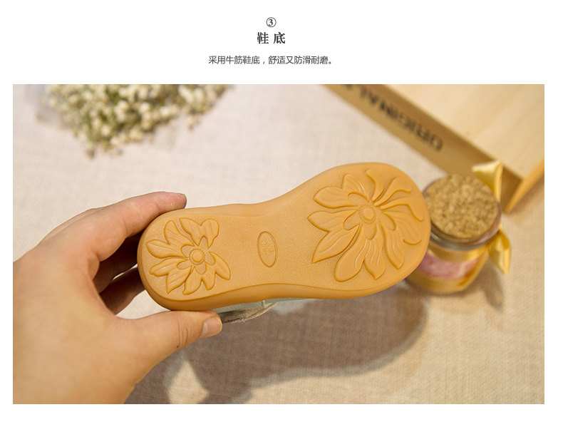 Chaussures enfants en autre ronde suture de voiture pour printemps - semelle tendon - Ref 983352 Image 28