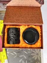Shandong Zhangqiu Longshan black pottery handicraft pure manual < 2 sets > upscale gift box производитель упаковки