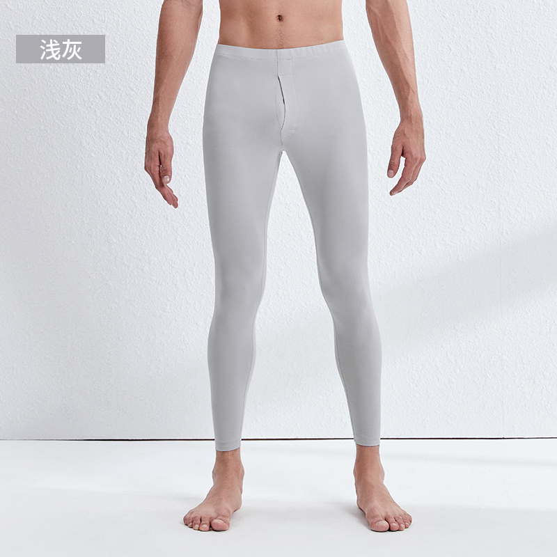 2 miếng của Nam Cực mens quần cotton mùa thu một mảnh sửa chữa đàn hồi trắng ấm quần mỏng xà cạp xà cạp.