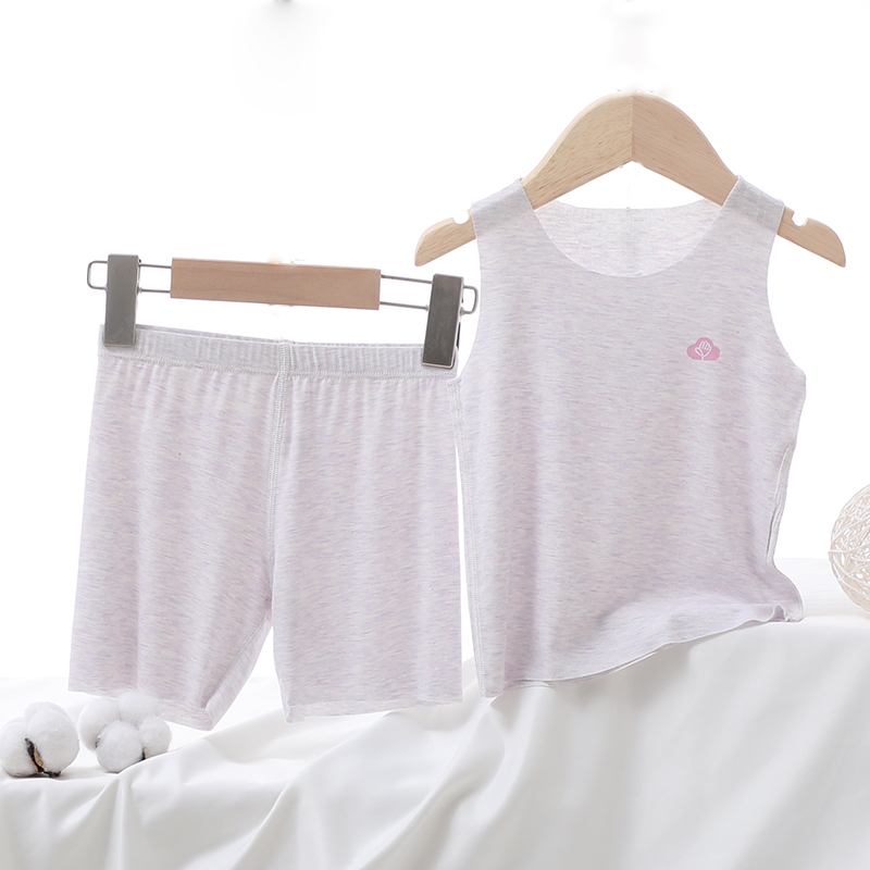 Pyjama Nam Cực đàn ông và cô gái mặc ngắn tay áo T-shirt trong mùa hè phù hợp với lụa băng mới mỏng mặc hai mảnh nhà.