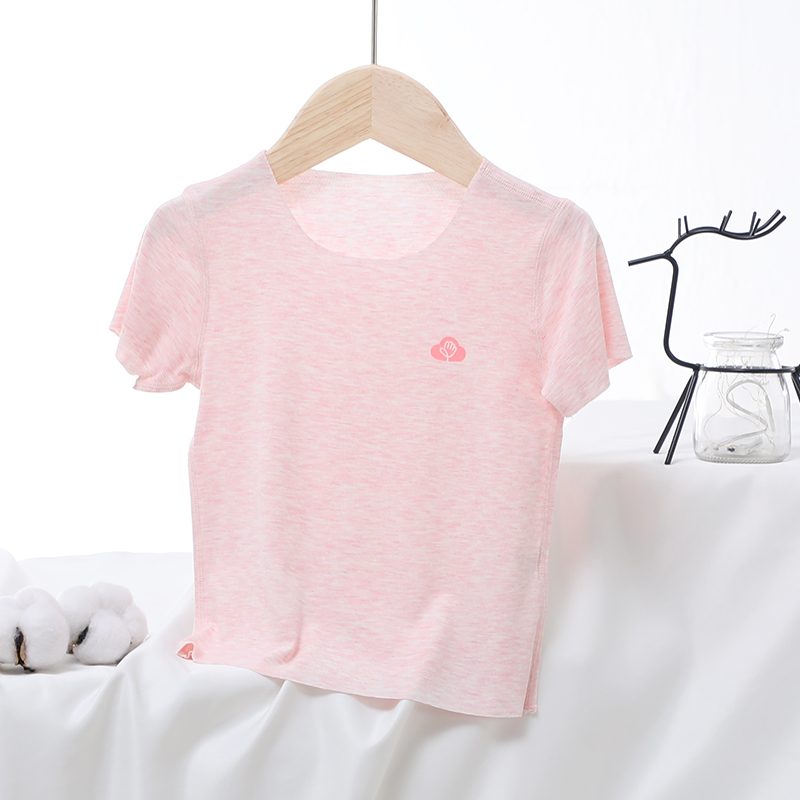 Pyjama Nam Cực đàn ông và cô gái mặc ngắn tay áo T-shirt trong mùa hè phù hợp với lụa băng mới mỏng mặc hai mảnh nhà.