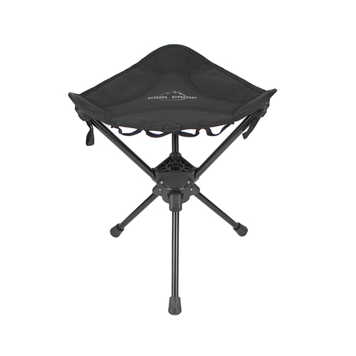 Вращающийся складной стул для кемпинга на открытом воздухе, треугольный стул из алюминиевого сплава, сверхлегкий портативный стул для альпинизма, пешего туризма, рыбалки, барбекю, пикника