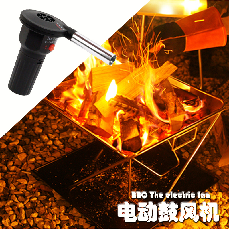 Export new electric blower outdoor camping barbecue blower automatic blower picnic fire tool