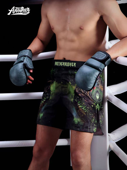 Half-Finger Gloves Mma Professional Training Gloves Mixed Martial Arts Microfiber Five-Finger Boxing Gloves Men's Punching Bag Gloves