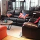 Không khí hạng nhất sofa da sofa ba người 123 kết hợp hiện đại Bắc Âu chức năng căn hộ nhỏ lười hát đơn giản - Ghế sô pha ghế sofa phòng khách