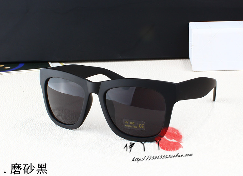呛 口 小 辣椒 Hàn Quốc mạnh mẽ loại khí hipster nam và nữ tất cả kính râm màu đen kính râm kính cận nam