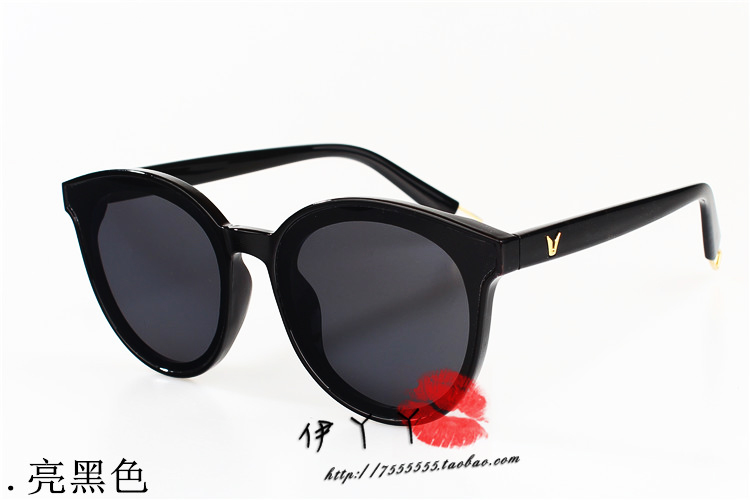 Ông Tình Yêu Dongdong với net red sunglasses nữ triều 2017 new kính ngôi sao Hàn Quốc vòng mặt phân cực kính mát