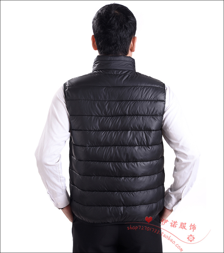 Mùa thu và mùa đông trung niên nam vest vest cotton cotton vest cha tải trung niên nam xuống cotton vest mùa đông áo khoác vest nam hàn quốc
