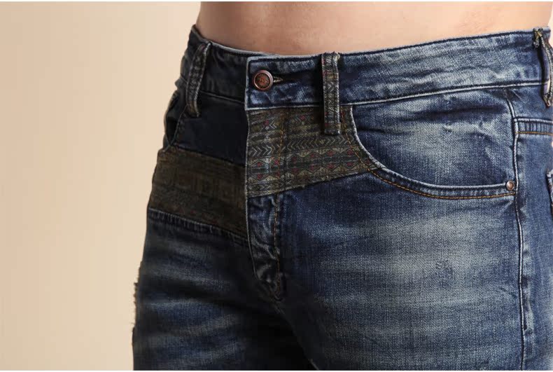Jeans pour jeunesse pieds Slim GUOGIEE pour printemps - Ref 1465054 Image 10