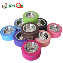 Kai Interesting Basin Dog Bowls Cat Bowls of Stainless Steel Pets single Bowl Supplies Large Dog Rice Basin Teddy Dog Food Basin
