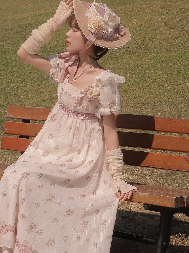 姐妹们冲!Cla系优雅花墙洛丽塔裙子测评,显瘦显气质天花板!👗 -lolita-淘宝好物网
