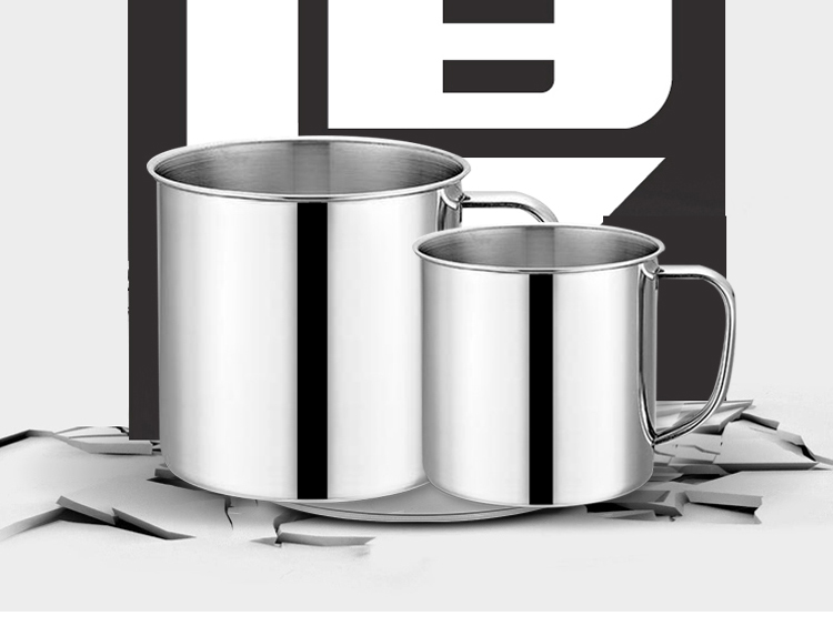 Cốc inox 304 miệng mẫu giáo cốc nước trẻ em học sinh uống cốc nước cốc có tay cầm ly rượu tùy chỉnh logo - Tách bình giữ nhiệt elmich