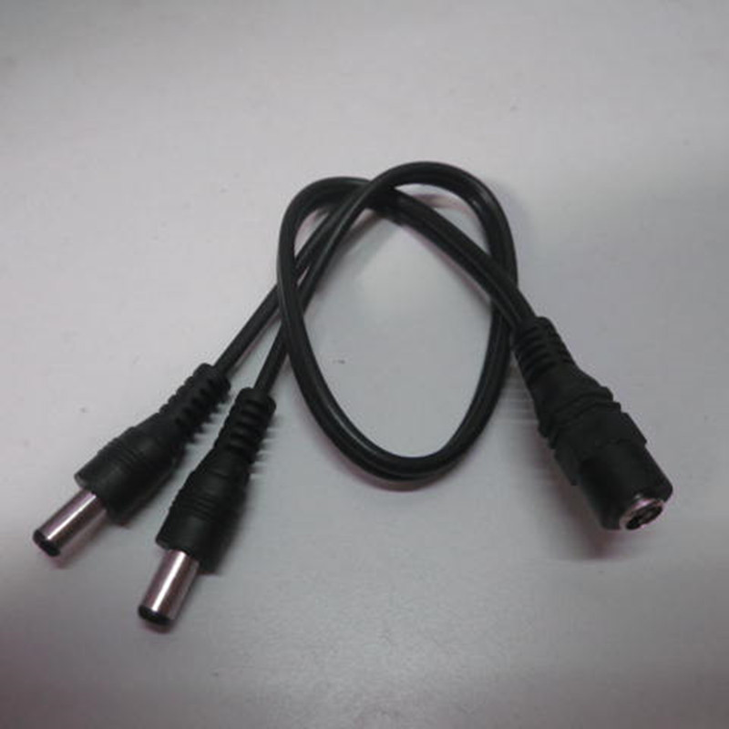Monitoring equipment accessories pure copper monitoring 1 point 2 connector camera LED Universal 12V power connector one female two male