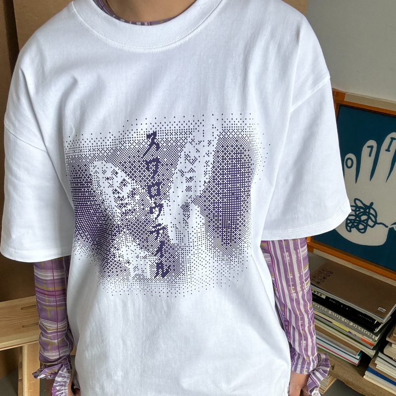 Line Hilo (Hilo) the Swallowtail Butterfly Japanese Art Film Y2K Hot Girl Subculture Print Retro Pure Cotton T-Shirt