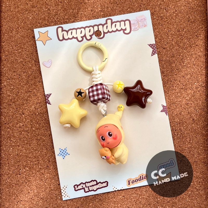 Star-Themed Pendant Bag Keychain Cute DIY Doll Accessory Phone Charm Small Apple Phone Chain Star-Themed Pendant Bag Keychain Cute DIY Doll Accessory Phone Charm Small Apple Phone Chain