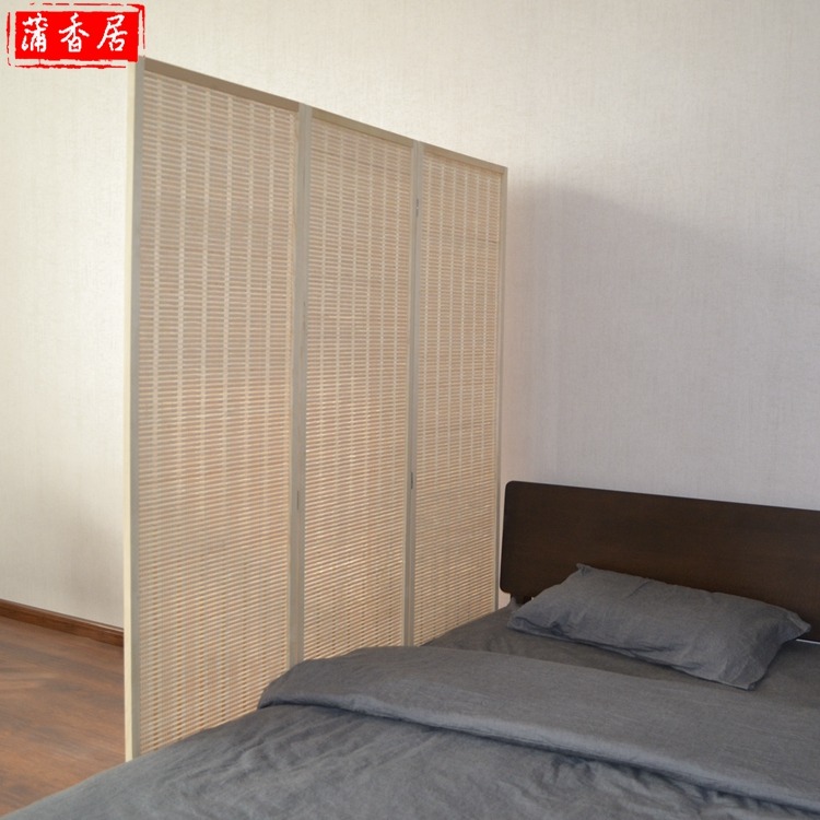 Màn hình phân vùng màn hình gấp hiện đại Trung Quốc hiên nhà hàng khách khoảng cách màn hình ban công tre gỗ màn hình kinh tế - Màn hình / Cửa sổ tấm bình phong gỗ