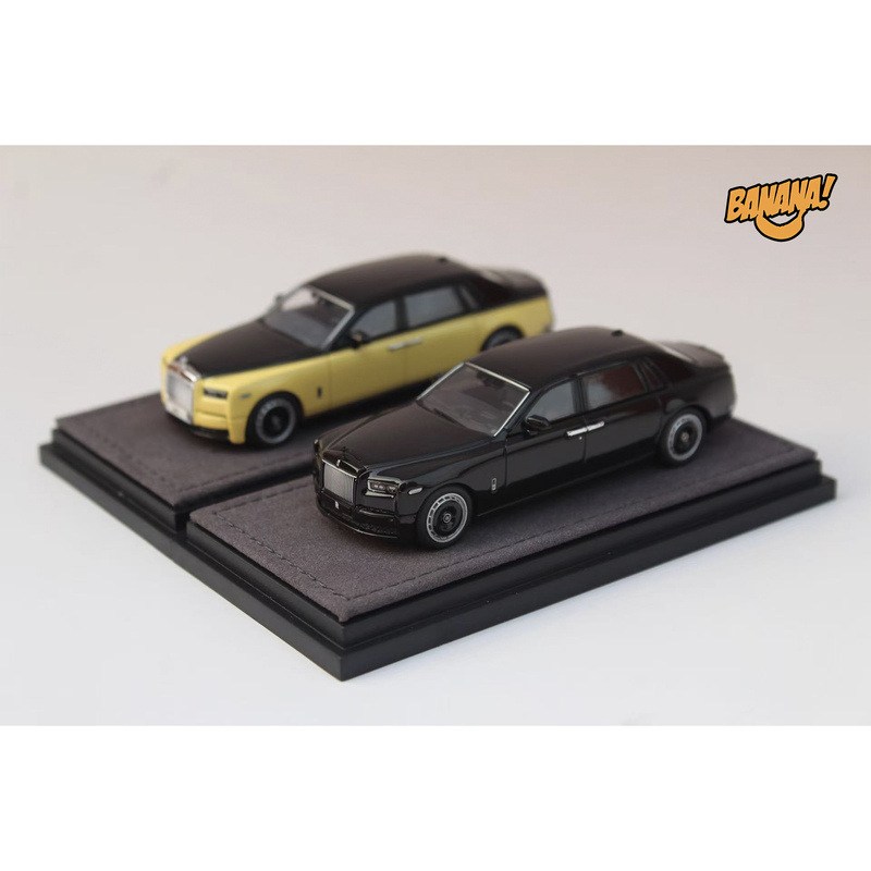 Beijing Hec Limited Edition Banana 1:64 Rolls-Royce Phantom Long Wheelbase Alloy Car Model