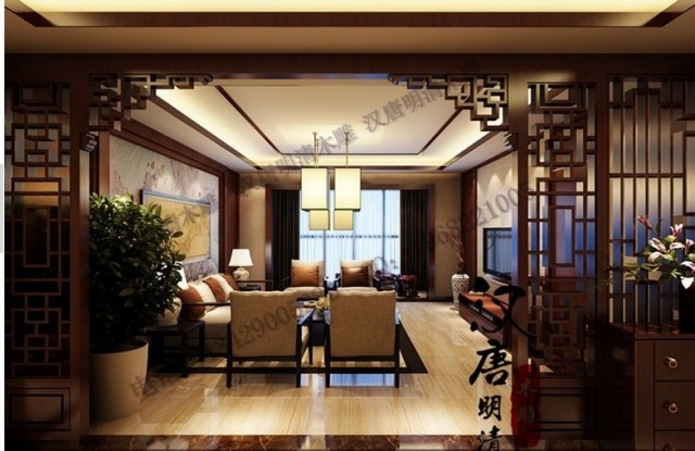Dongyang gỗ cổ khắc Trung Quốc nền TV hollow mạng rắn gỗ hoa cửa sổ hiên phân vùng màn hình
