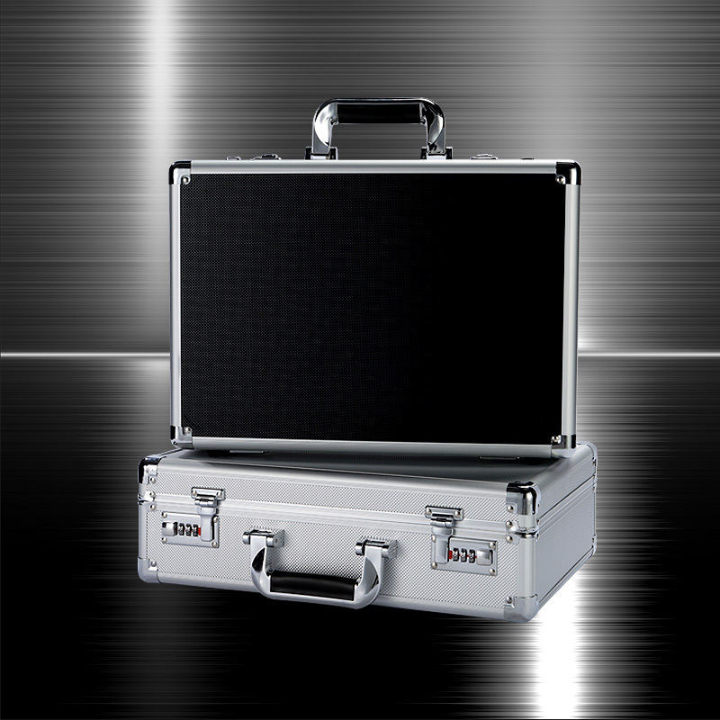 Aluminum Alloy Portable Password Suitcase Small Size Mini Business Briefcase Storage Micro Private Box Men's Lightweight Style