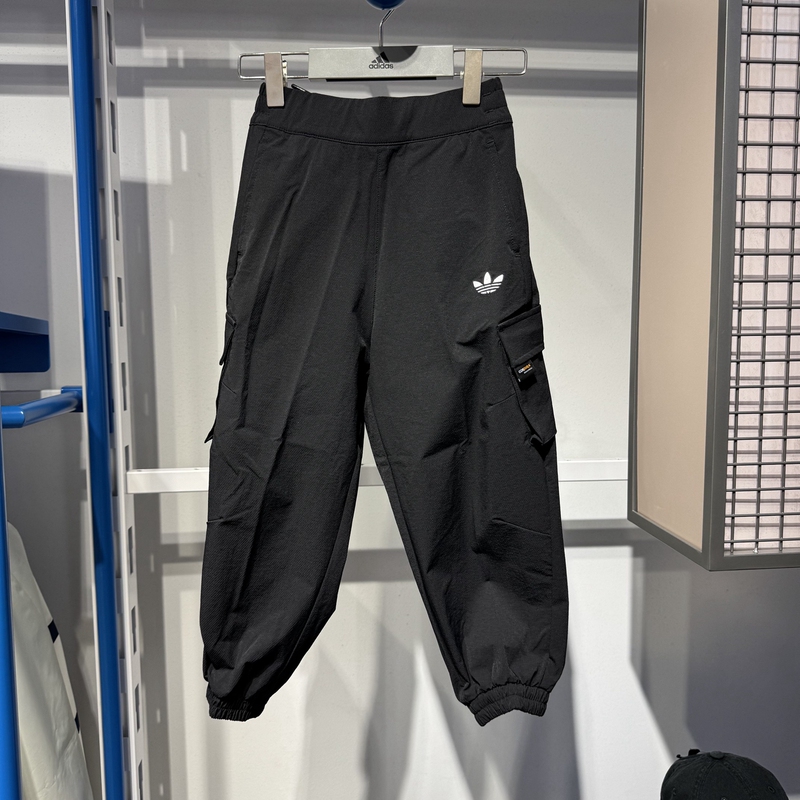 Adidas Children's Clothing 26 Autumn Kids' Trefoil Woven Quick-Dry Loose Versatile Cargo Pants Sports Pants Ld6467 Adidas Children's Clothing 26 Autumn Kids' Trefoil Woven Quick-Dry Loose Versatile Cargo Pants Sports Pants Ld6467