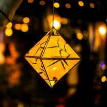 Ancient style flower lantern handmade DIY material package practical birthday gift activities creative bedroom decoration lamp