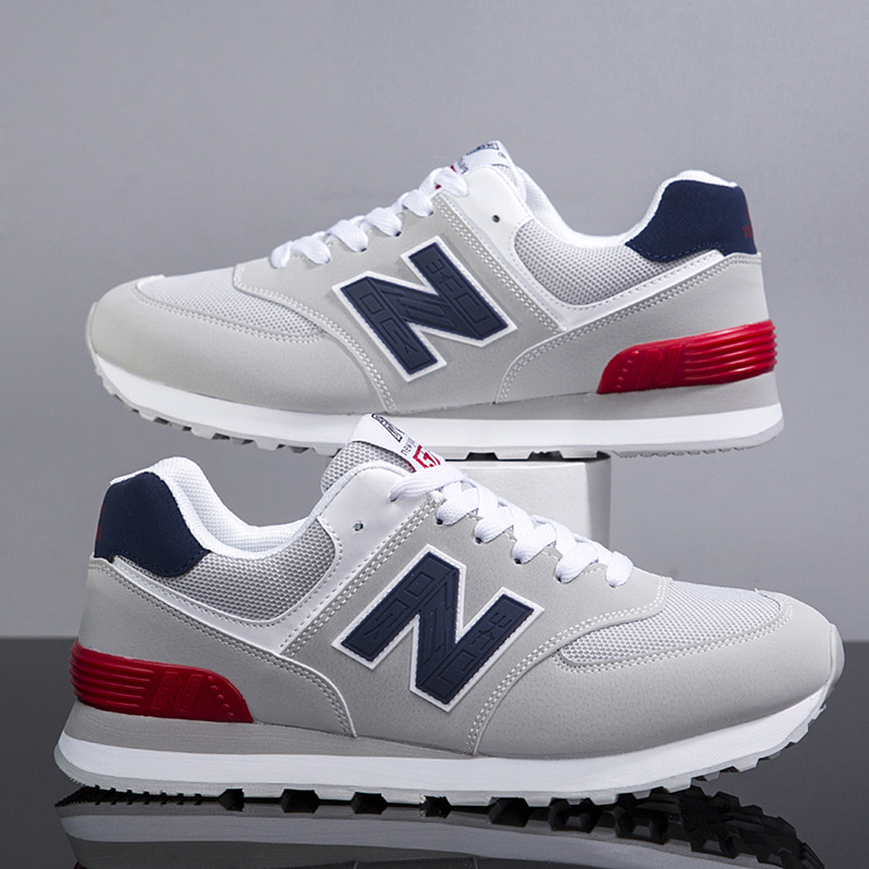 Four-Season Trendy Sports Shoes for Men, N-Shaped Shock-Absorbing Height-Increasing Running Shoes, Outdoor Casual Breathable Versatile Shoes for Students