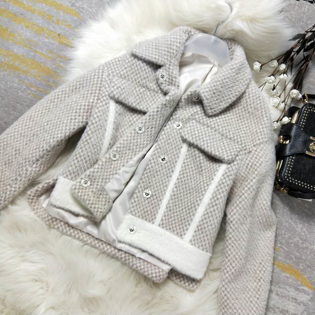 [Sau một tuần giao hàng] Champion mới linh hoạt áo lông ngắn MC2-A312 sau khi toàn bộ 30290 áo kaki lót lông