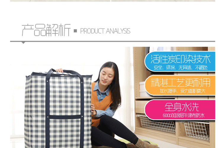 Túi du lịch công suất lớn di chuyển túi đóng gói duffel túi quần áo quilt lưu trữ túi kiểm tra túi vải có thể gập lại tui du lich