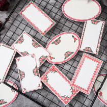 junk journal large size vintage material paper Handbook stickers vintage picnic cloth sticky note bottoming