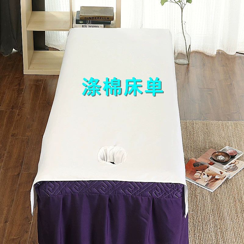 Đặc biệt cung cấp tấm làm đẹp với lỗ làm đẹp thẩm mỹ đặc biệt vật lý trị liệu massage giường tấm pha lê nhung ngắn sang trọng tấm - Khăn trải giường ga giường 1m8 x 2m