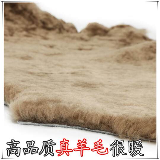 Men's Wool Snow Boots for Outdoor Use, Cold-Resistant, Non-Slip, Genuine Leather, Winter Fleece-Lined, Thickened, Warm, High-Top, Large Cotton Shoes for Northeast