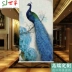 Tùy chỉnh 3D Peacock nhà bếp phòng ngủ vẽ tay rèm phòng tắm nâng bóng chống thấm nước không thấm nước không thấm nước rèm cuốn - Phụ kiện rèm cửa