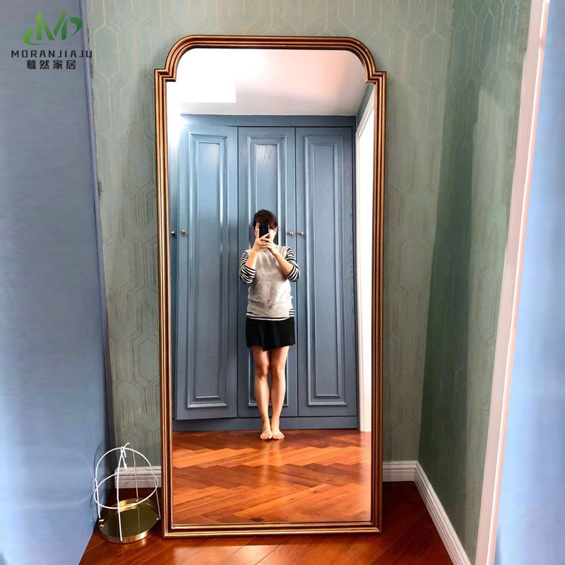 American household luxury mirror bedroom floor mirror dress wedding dress shop fitting mirror M704