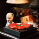 Hot sale LP vinyl record player vintage phonograph retro living room European vinyl turntable electromechanical record player Bluetooth