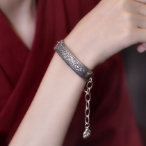 Feifeng butterfly bracelet female sterling silver fashion vintage National style silver jewelry personalized versatile jewelry adjustable silver bracelet