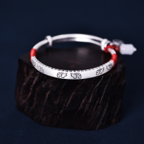 Ji Elephant Bracelet Female Sterling Silver 999 Foot Silver Original Design Fashion Jewelry Ethnic Small Personality Silver Bracelet