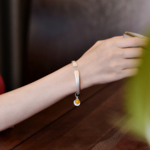 Ancient silver bracelet female sterling silver 999 foot Silver fashion young original jewelry personality wild open silver bracelet