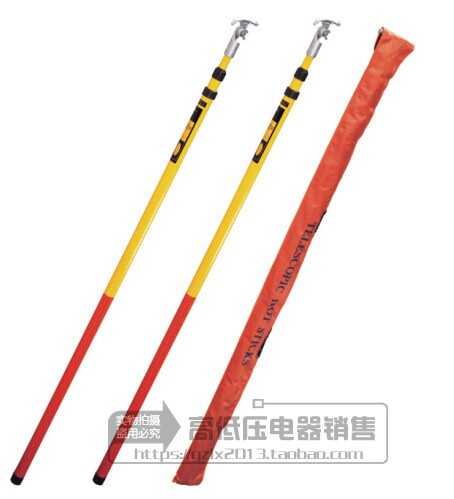 Adjustable order kerb JTK-6 110KV 4 knox 6 m telescopic pull-brake lever insulation stick