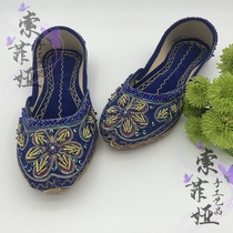 Pakistan handmade shoes Indo-Pakistan ethnic style handmade shoes Sunflower Heavy Industry embroidered shoes