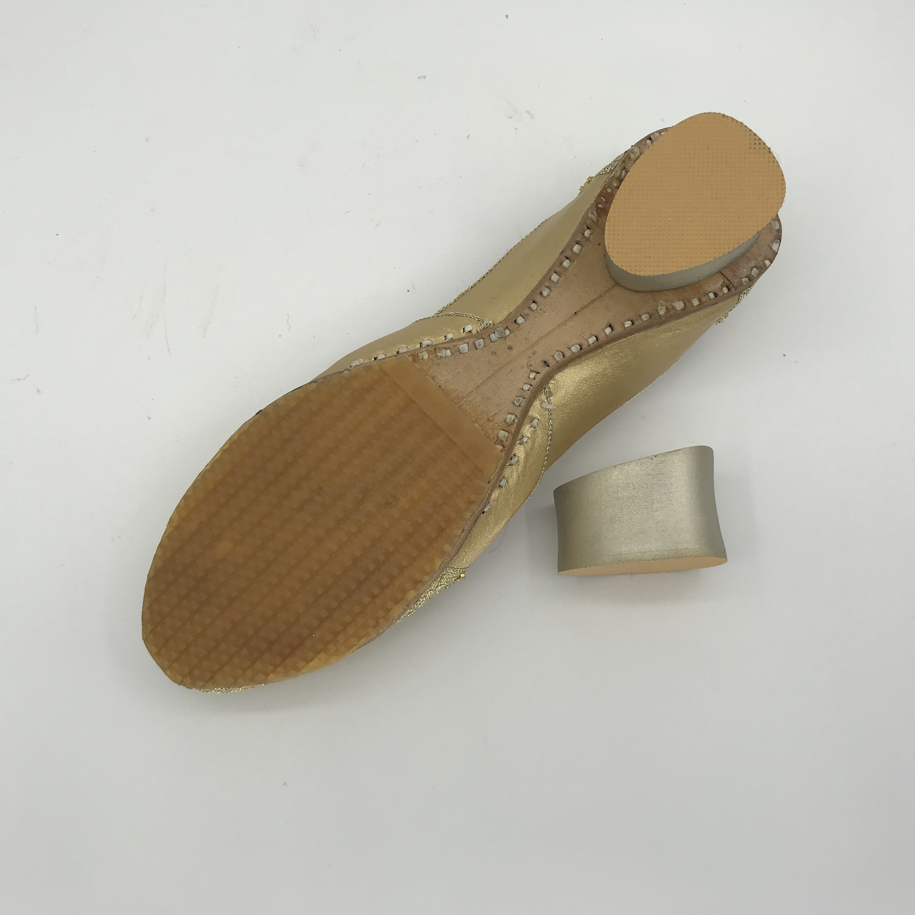 Heel Pakistani handmade shoe processing heel