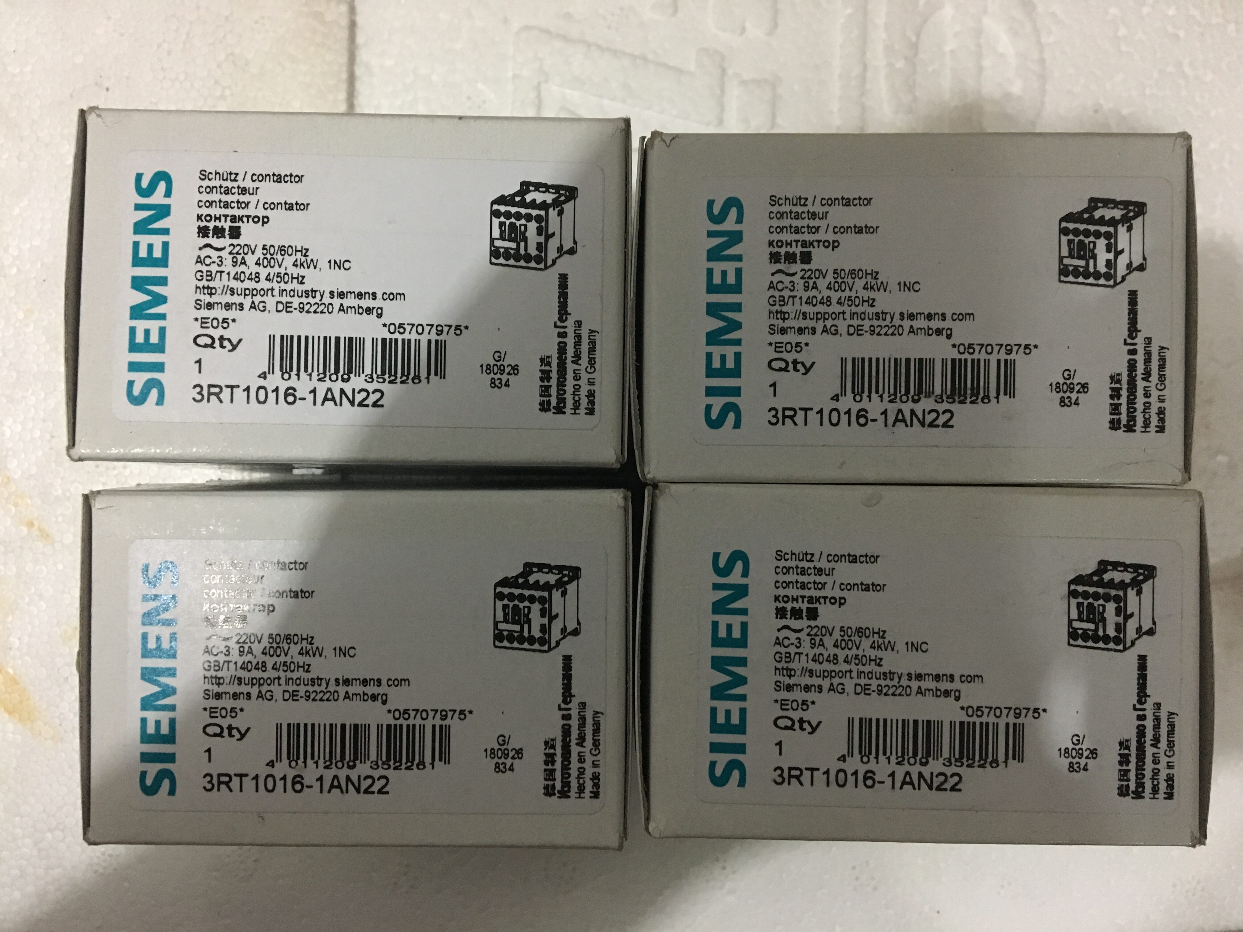 The original installation of the Siemens 3RP1525-1BW30